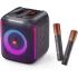 JBL Partybox Encore 2 Portable Party Speaker with 2x Digital Wireless Mic, 100W Powerful Sound, Dynamic Light Show, IPX Splash Proof, 10 Hours of Playtime, Multisource Playback - Black